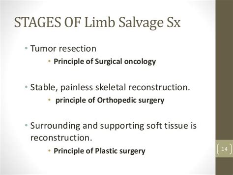 Limb Salvage Surgery