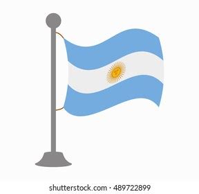 Bandera Argentina Dibujo