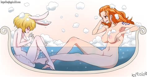 Nami And Carrot One Piece Drawn By Ginkosilverfox Danbooru