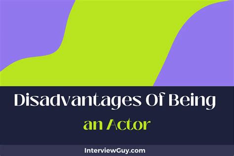 30 Disadvantages of Being an Actor (Red Carpet Realities)