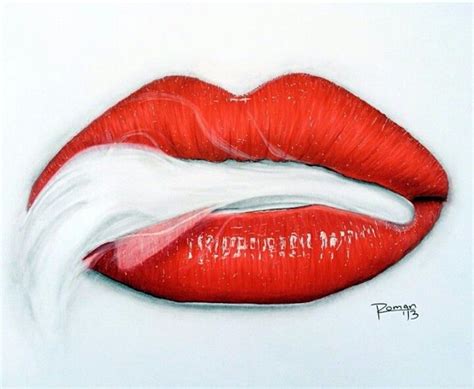 Lips With Smoke Coming Out Drawing Howtostyleboxbraidsupdohighbun