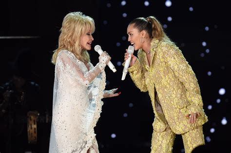 Recently, country star dolly parton opened up about her close relationship with pop singer miley cyrus, revealing the moment she agreed to become miley's godmother. Miley Cyrus and Dolly Parton at the 2019 Grammys ...