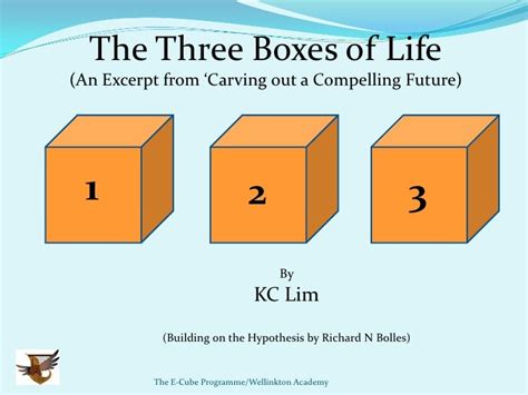 3 Boxes Of Life Final