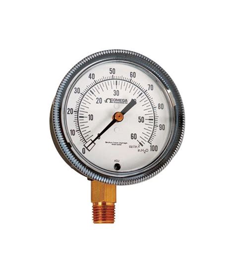 Pgl 25l 15 Omega Pressure Gauge 15 Inch H2o 2 1 2 Accuracy