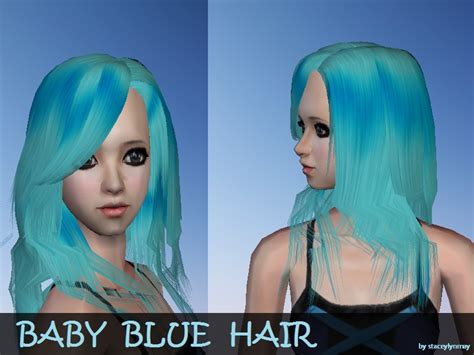 The Sims Resource Baby Blue Hair