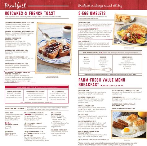 Introduced a streamlined menu this month that aims to be more user­ friendly. Bob Evans Brings Back Jingle, Revamps Menu | Ad Age