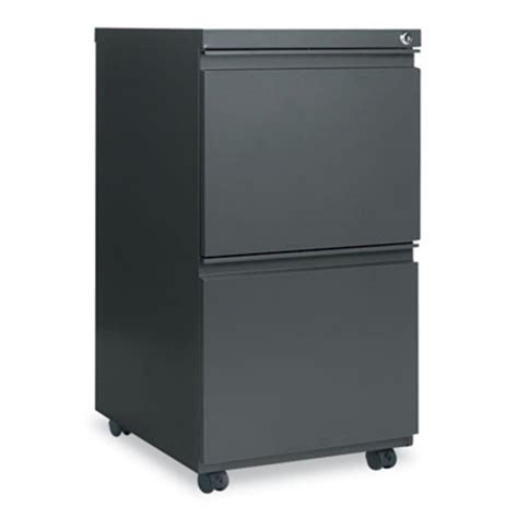 Full drawer extension on steel ball bearing telescoping slide suspension. Alera Mobile 2 Drawer Pedestal File with Casters and Full ...