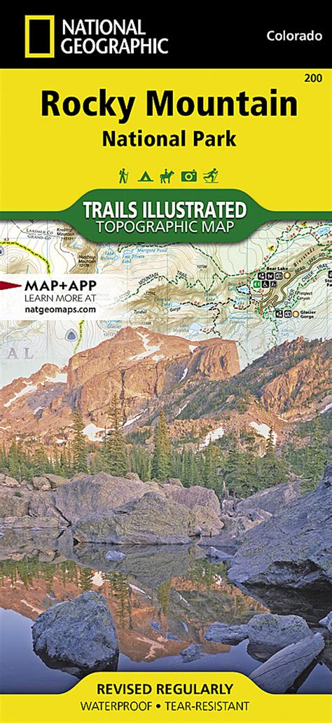 Rocky Mountain National Park Map The Hiker Box