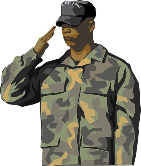 Soldier Saluting Salute · Free vector graphic on Pixabay