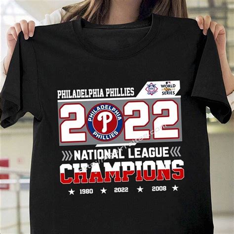 Philadelphia Phillies 2022 National League Champs T Shirt T For Men