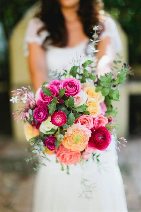 Bright Bouquet Wedding Flowers Pinterest