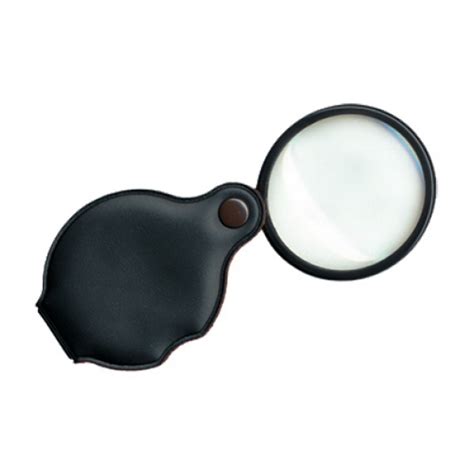 Folding Pocket Magnifier 35x Wglass Lens Safe Collecting Supplies
