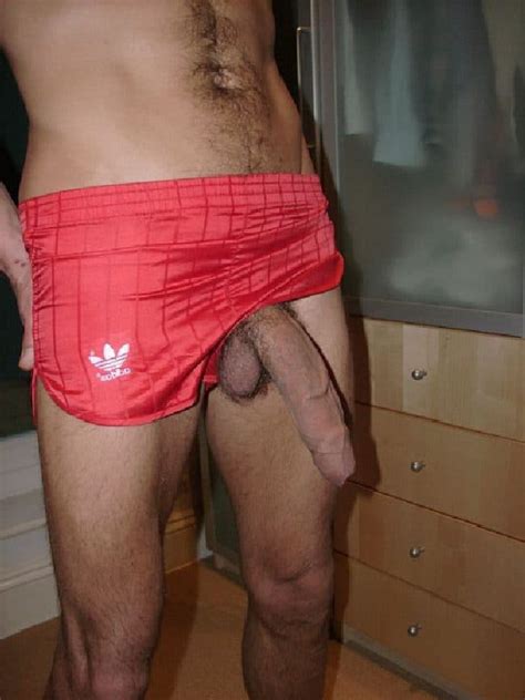 Huge Cock Hanging Out Of Red Shorts Cock Picture Blog