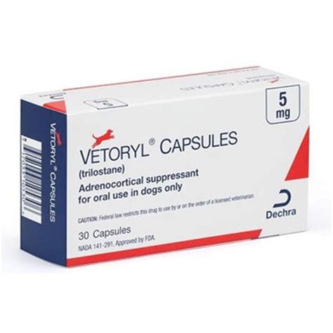 Vetoryl Trilostane 5 Mg 30 Capsules