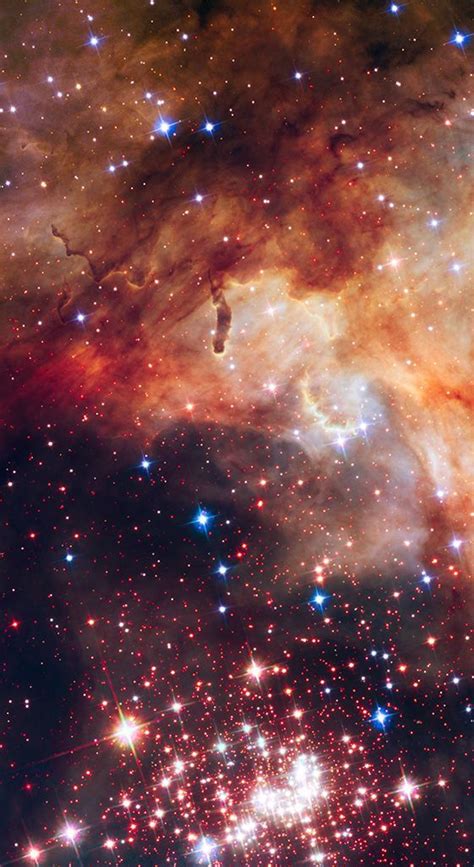Unveils Celestial Fireworks The Brilliant Tapestry Of Young Stars