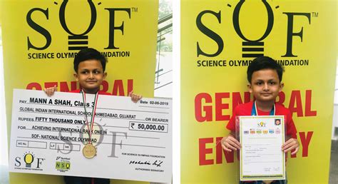These will be high order thinking questions across subjects and grades in all olympiads. Student Of Giis Ahmedabad Secures International Rank One ...