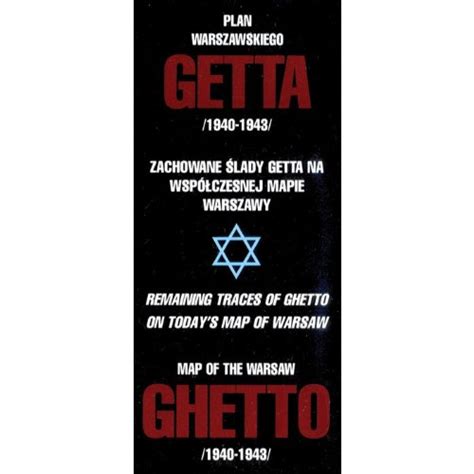 Poland Map Warsaw Ghetto 1940 1943 9788391760116 Abebooks