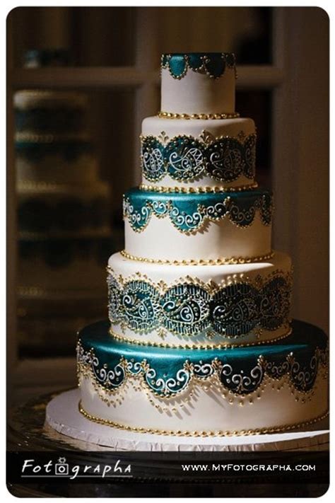 Wedding cake with red fondant roses and scroll work. 59 best Teal Weddings images on Pinterest | Beautiful ...