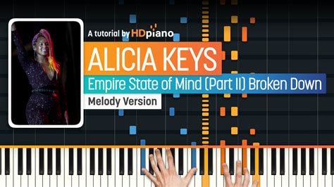 Empire State Of Mind Part Ii Broken Down By Alicia Keys Piano Tutorial Hdpiano