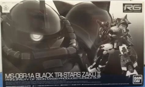 Gunpla Black Triple Star Zaku Bandai 8393 Picclick
