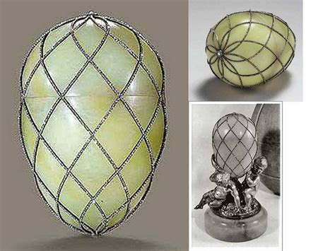 The 8 eggs that were lost to the world · 1. Faberge Egg 1892 - "Diamond Trellis Egg" This egg is in a ...