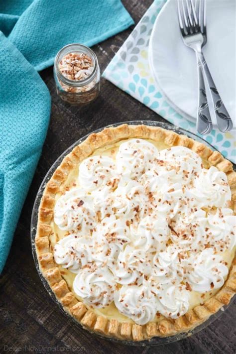 The best desserts to serve on christmas. Easy Coconut Cream Pie | Dessert Now, Dinner Later!
