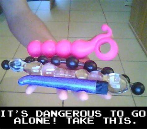 Take this is an iconic quote from the 1986 video game, the legend of zelda. Image - 28994 | It's Dangerous to Go Alone! Take This ...