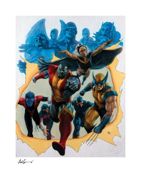 X Men Giant Size X Men Fine Art Print By Adi Granov And Sideshow