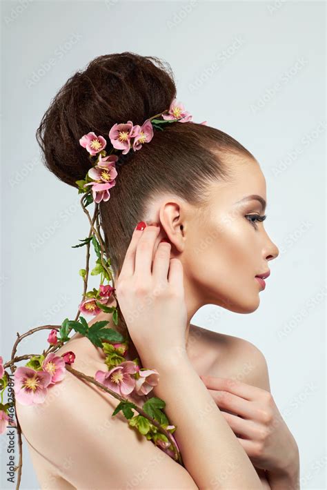 Beautiful Naked Woman Like A Flower Stock Photo Adobe Stock