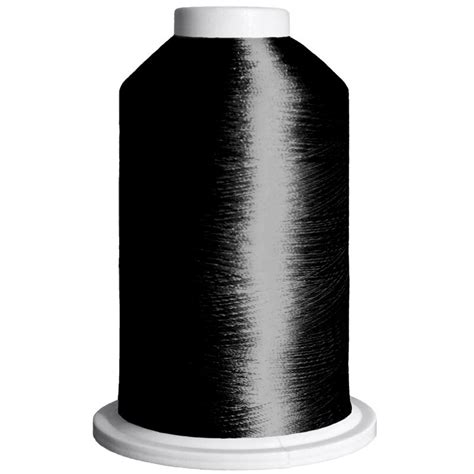 Polyester Embroidery Thread Black 5000m Cone