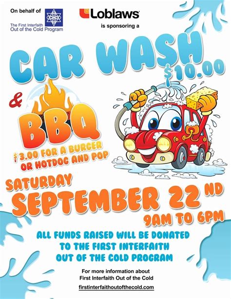 Car Wash Fundraiser Flyers