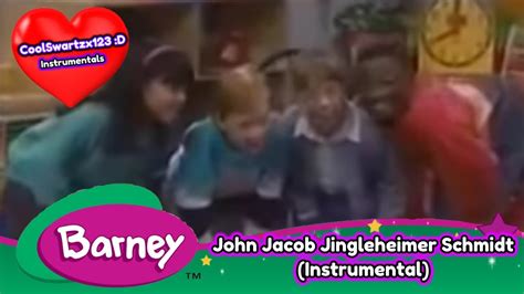 Barney John Jacob Jingleheimer Schmidt Instrumental Youtube