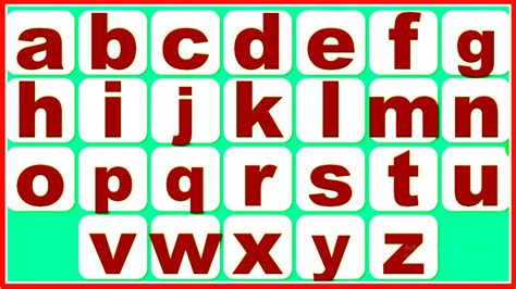Small Alphabet A To Z Abcd Abcd Video Small Letter Abcd Video
