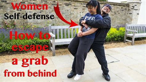 Women Self Defense How To Escape A Grab From Behind Wing Chun Youtube