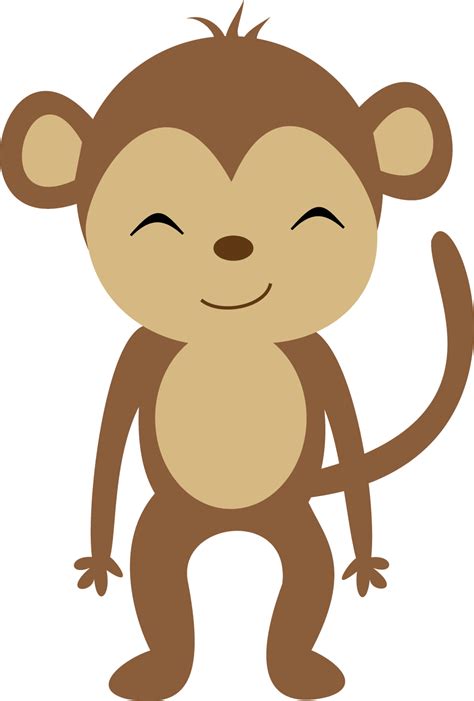 Ver más ideas sobre animales, dibujos de animales, animales bebes animados. monkeyzj.png (893×1322) | Dibujos, Baby shower, Vector