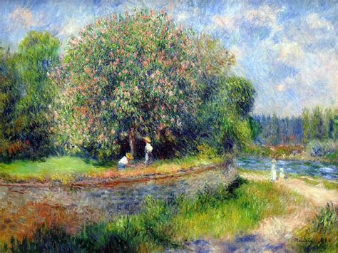 Pierre Auguste Renoir Castaño En Flor 1881 Renoir Claude Monet
