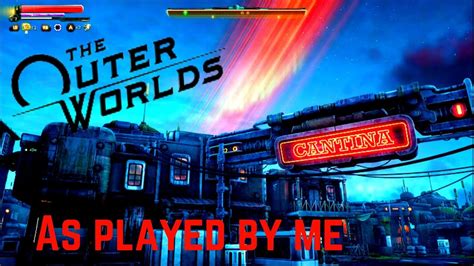 The Outer Worlds Introduction Play Through Kinda Youtube