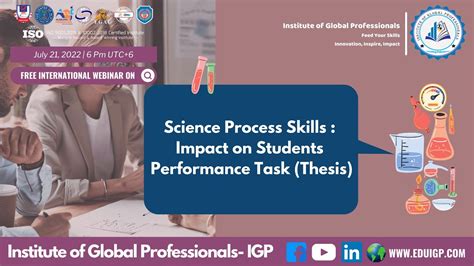 Science Process Skills Impact On Students Performance Task Thesis