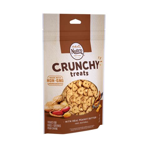 Nutro Crunchy Dog Treats With Real Peanut Butter 10 Oz Bag