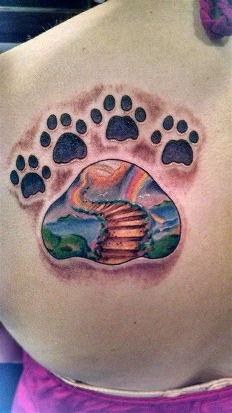 Rainbow Bridge Dog Tattoos