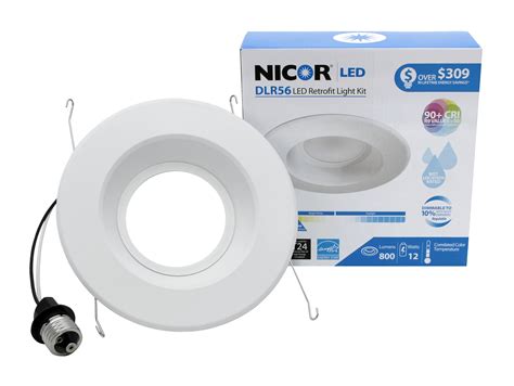 Check out our nicor® and cree® pro series 6 led downlights, both of which feature high cris to maximize color clarity. NICOR Lighting 5/6-Inch Dimmable 800-Lumen 4000K LED ...