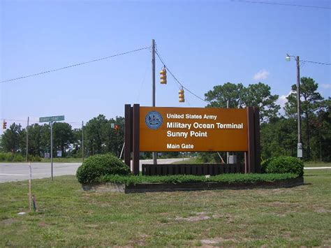Military Ocean Terminal Sunny Point Navy Base