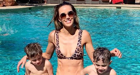 bec judd s sons are obsessed with her boobs who magazine