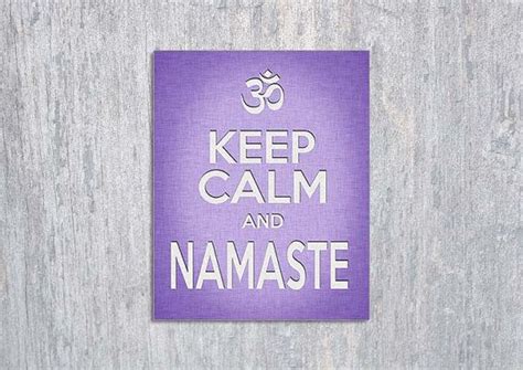 Keep Calm And Namaste Yoga Instant Download By Modernprintableart 395 Namaste Namaste Yoga
