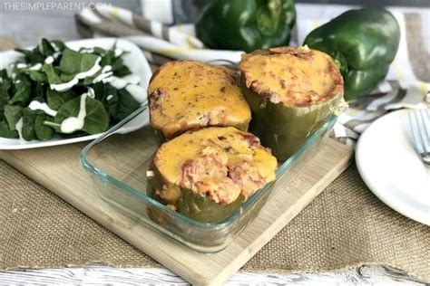 Easiest Crockpot Stuffed Peppers With Uncooked Rice Recipe