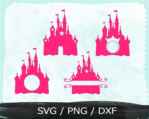 Disney Princess Castle Svg