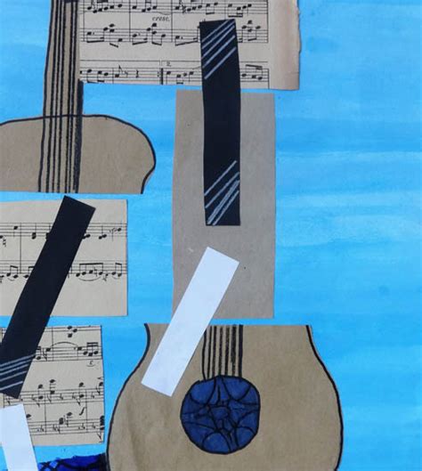 Widerstandsfähige schutzhülle aus polycarbonat mit schutzkante für dein iphone. Gitarre - Kubismus - Collage - Carl-von-Ossietzky ...