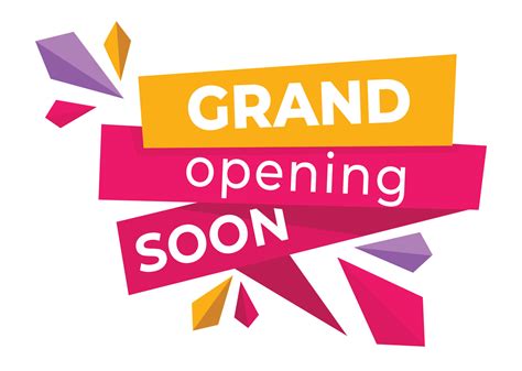 Grand Opening Soon Shop Or Store Announcement Banner 19500301 Vector