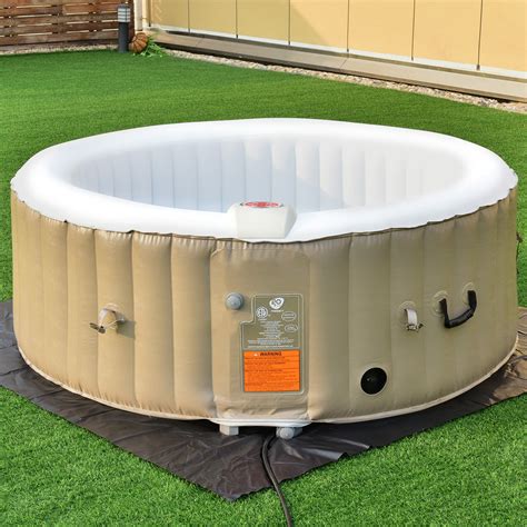 Costway Portable Inflatable Bubble Massage Spa Hot Tub Hot Sex Picture