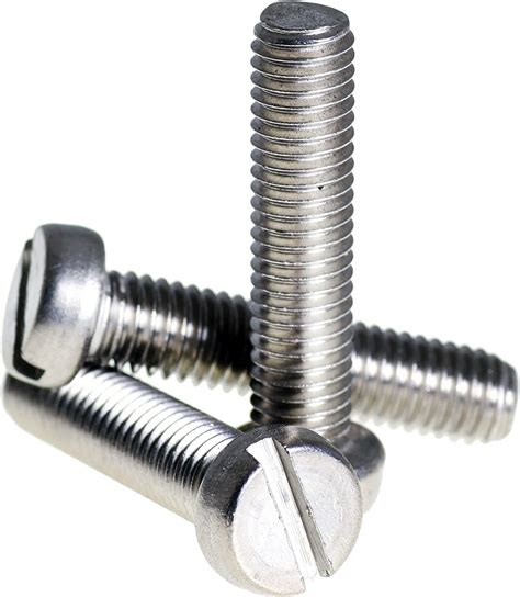 (5mm) M5 x 75 A2 Stainless Steel Slotted Cheese Head Machine Screws